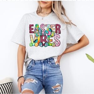 Easter Vibes Graphic T-Shirt Size Xlarge